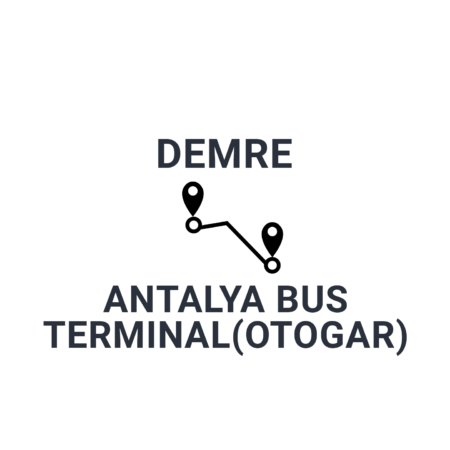 Demre to Antalya Bus Terminal (Otogar)